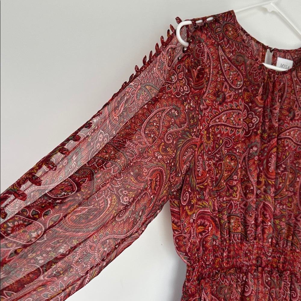 Missoni Red Paisley Patterned Dress - Picture 4 of 7